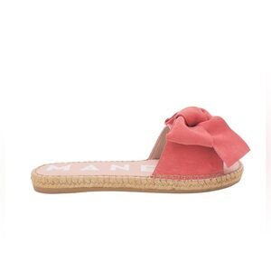 MANEBI ESPADRILLES FLAT SANDALS WITH BOW - Brand New - Size 37